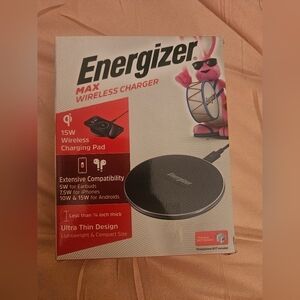 Energizer - Max 15W Q Certified Universal Wireless Charging Pad *NEW*